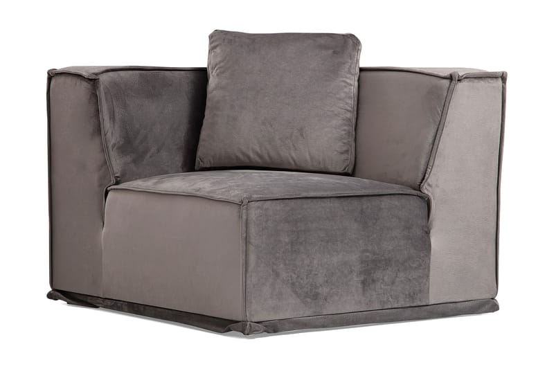 Nightcap Sofa m. Divan 4-seters - Grå - Sofa med sjeselong - 4 seters sofa med divan