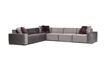 Nightcap Sofa m. Divan 6-seters - Grå - Møbler - Sofaer - Hjørnesofa