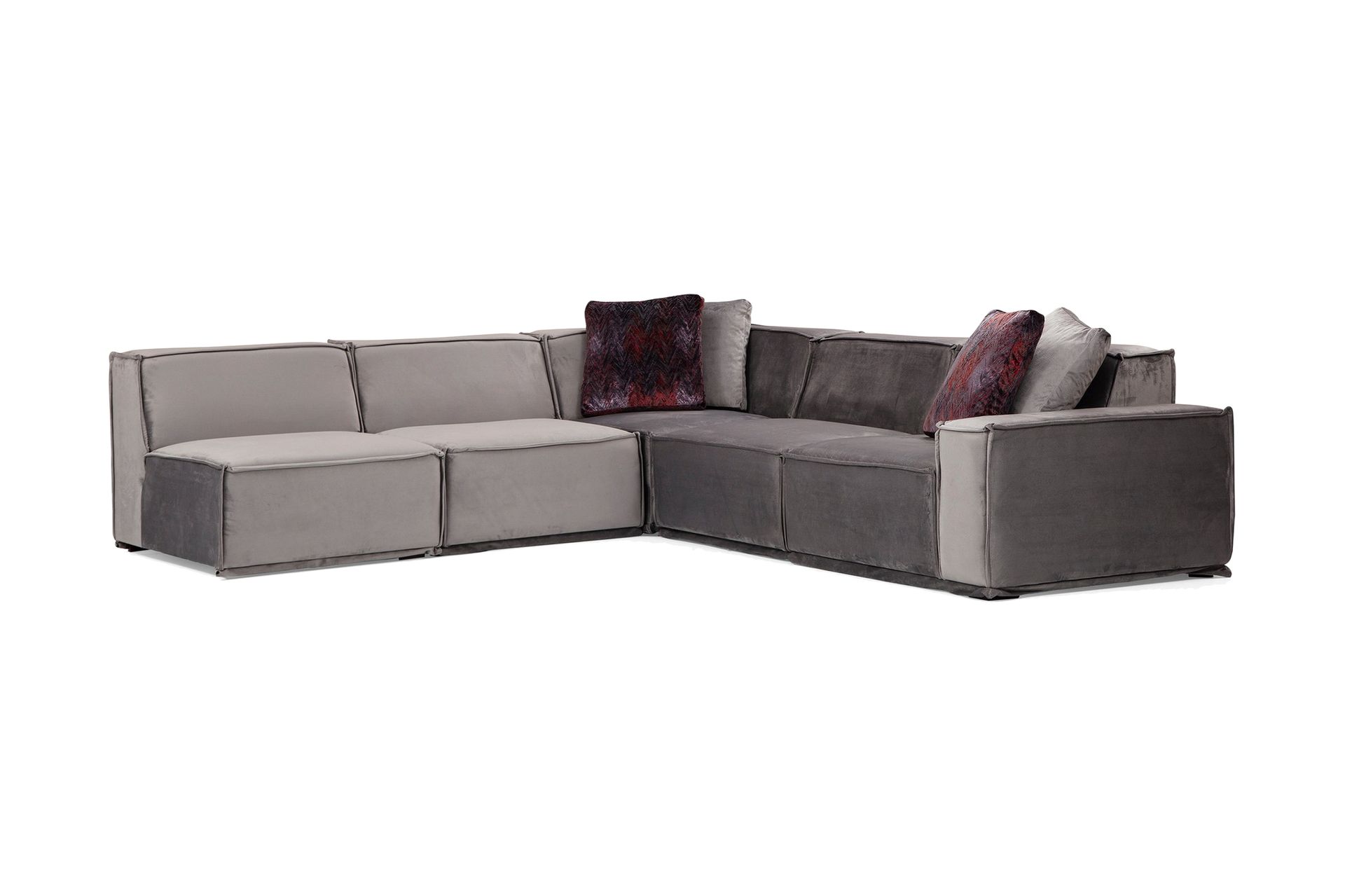 Nightcap Sofa m. Divan 6-seters - Grå - Møbler - Sofaer - Hjørnesofa