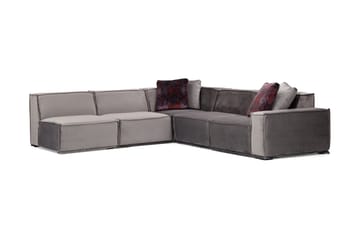 Nightcap Sofa m. Divan 6-seters - Grå - Møbler - Sofaer - Hjørnesofa