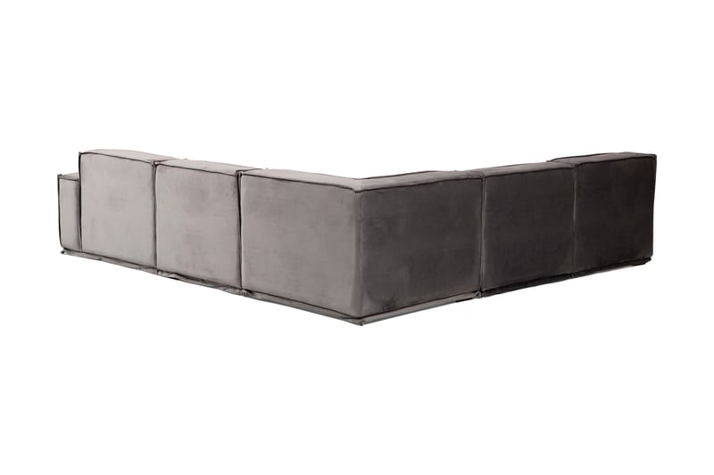 Nightcap Sofa m. Divan 6-seters - Grå - Møbler - Sofaer - Skinnsofaer