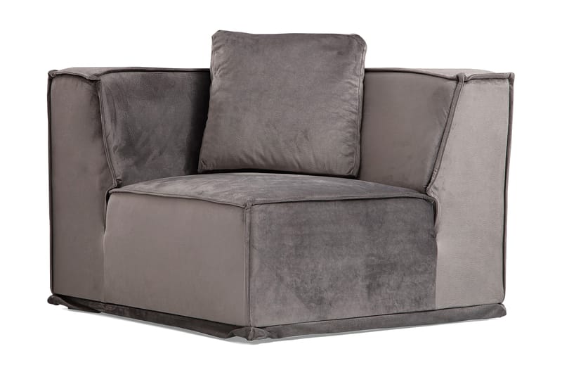 Nightcap Sofa m. Divan 6-seters - Grå - Sofa med sjeselong