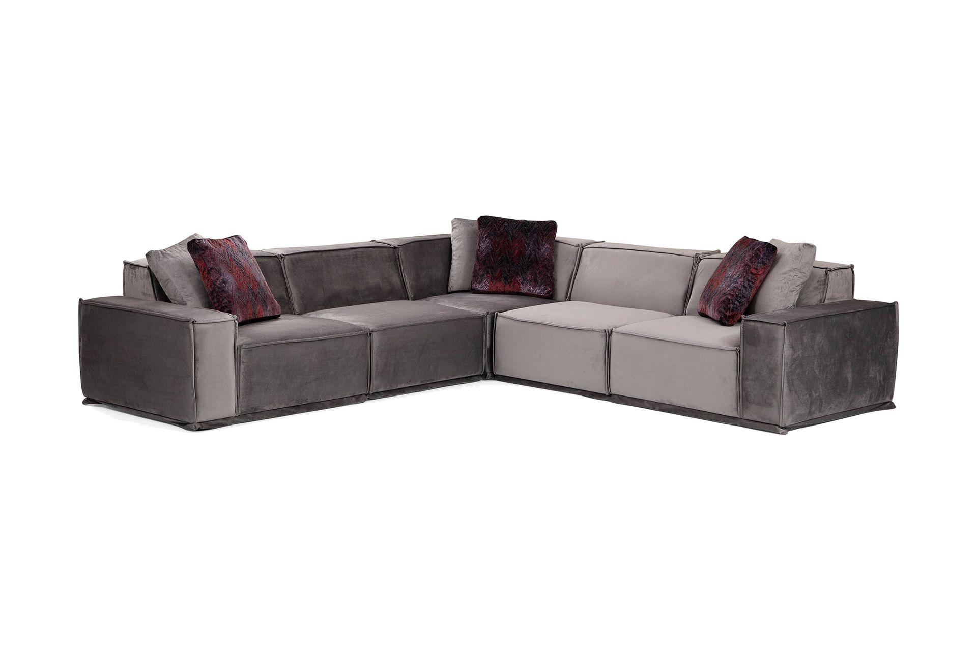 Nightcap Sofa m. Divan 6-seters - Grå - Møbler - Sofaer - Hjørnesofa