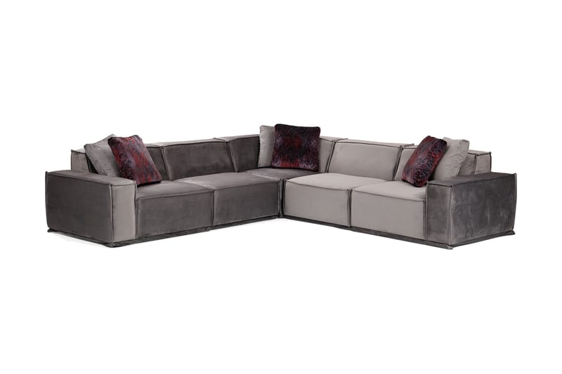 Nightcap Sofa m. Divan 6-seters - Grå - Møbler - Sofaer - Hjørnesofa