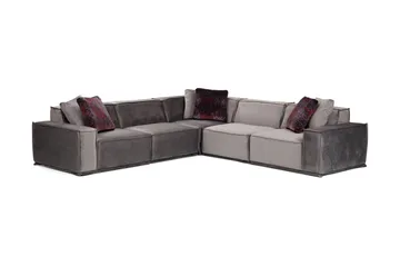 Nightcap Sofa m. Divan 6-seters - Grå - Møbler - Sofaer - Hjørnesofa