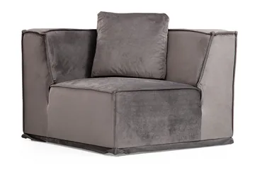 Nightcap Sofa m. Divan 6-seters - Grå - Møbler - Sofaer - Hjørnesofa