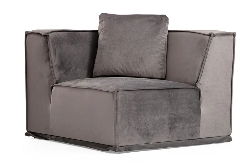Nightcap Sofa m. Divan 6-seters - Grå - Møbler - Sofaer - Hjørnesofa