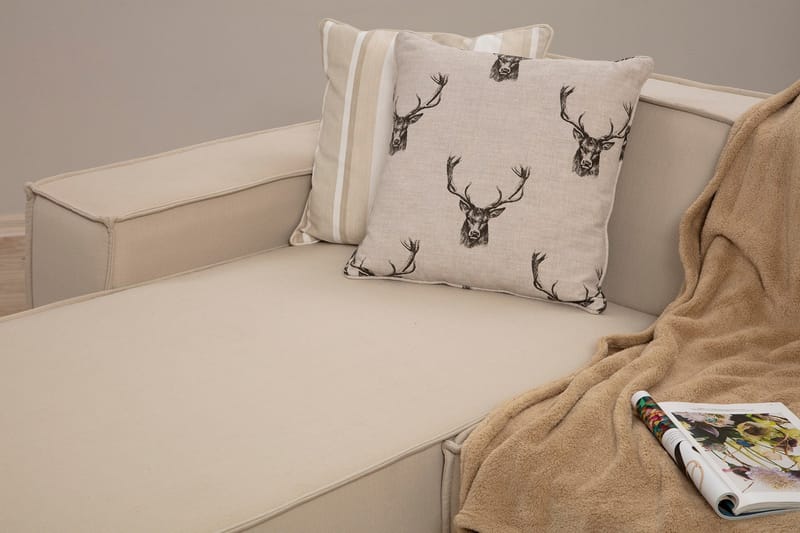 Nightcap Sofa med Divan 3-seter - Beige - Møbler - Sofaer - Sofa med sjeselong