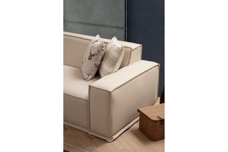 Nightcap Sofa med Divan 3-seter - Beige - Møbler - Sofaer - Sofa med sjeselong