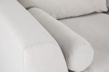 Ocean Lyx 4-seters Høyrevendt L-formet Sjeselongsofa i Stoff - Lys grå - Møbler - Sofaer - Sofa med sjeselong