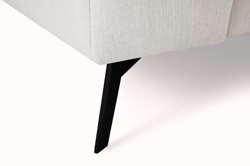 Ocean Lyx 4-seters Høyrevendt L-formet Sjeselongsofa i Stoff - Lys grå - Møbler - Sofaer - Sofa med sjeselong - 4 seters sofa med divan