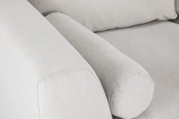 Ocean Lyx 4-seters Høyrevendt L-formet Sjeselongsofa i Stoff - Lys grå - Møbler - Sofaer - Sofa med sjeselong