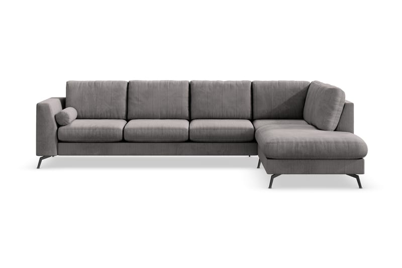 Ocean Lyx 4-seters Sofa med Sjeselong Høyre - Mørkegrå - Møbler - Sofaer - Sofa med sjeselong