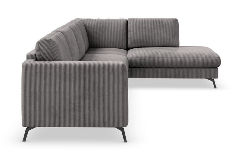 Ocean Lyx 4-seters Sofa med Sjeselong Høyre - Mørkegrå - Møbler - Sofaer - Sofa med sjeselong