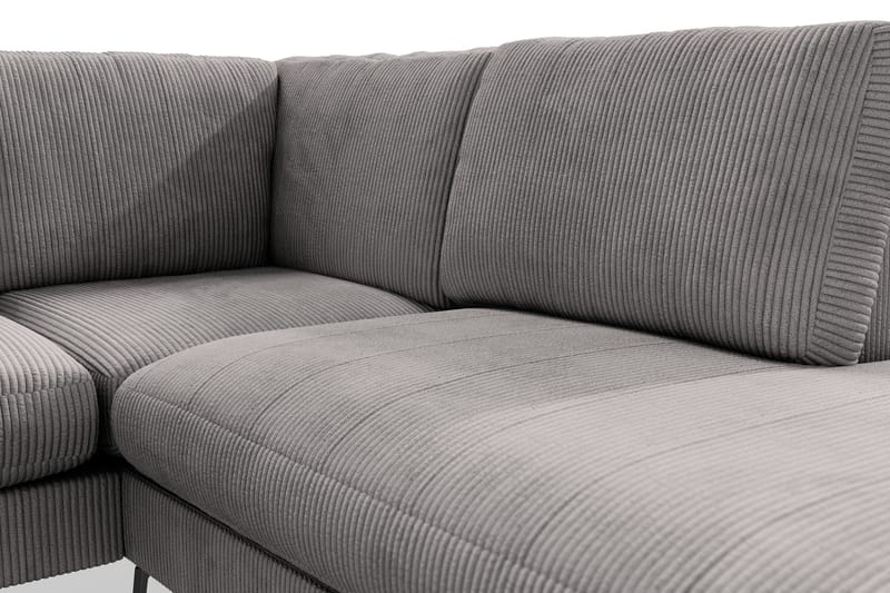 Ocean Lyx 4-seters Sofa med Sjeselong Høyre - Mørkegrå - Møbler - Sofaer - Sofa med sjeselong