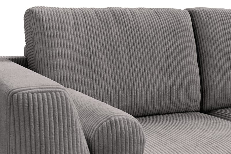 Ocean Lyx 4-seters Sofa med Sjeselong Høyre - Mørkegrå - Sofa med sjeselong