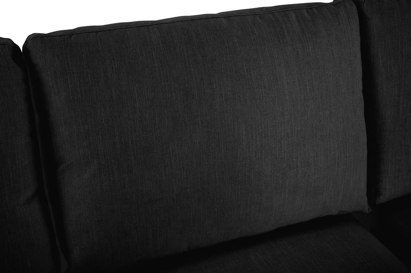 Ocean Lyx 4-seters Sofa med Sjeselong Høyre - Svart - Sofa med sjeselong - 4 seters sofa med divan