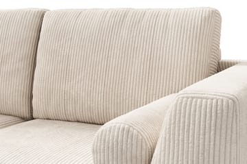 Ocean Lyx 4-seters Venstrevendt L-formet Sjeselongsofa i Manchester - Beige - Møbler - Sofaer - Sofa med sjeselong
