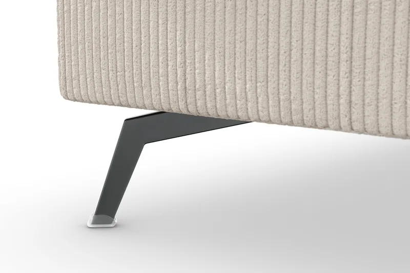 Ocean Lyx 4-seters Venstrevendt L-formet Sjeselongsofa i Manchester - Beige - Møbler - Sofaer - Sofa med sjeselong - 4 seters sofa med divan