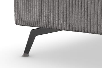Ocean Lyx 4-seters Venstrevendt L-formet Sjeselongsofa i Manchester - Mørk grå - Møbler - Sofaer - Sofa med sjeselong