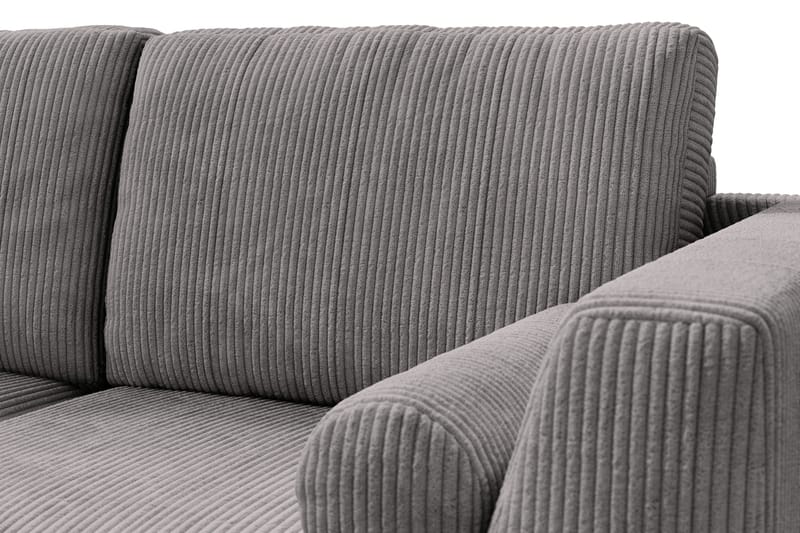 Ocean Lyx 4-seters Venstrevendt L-formet Sjeselongsofa i Manchester - Mørk grå - Møbler - Sofaer - Sofa med sjeselong - 4 seters sofa med divan