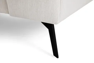 Ocean Lyx 4-seters Venstrevendt L-formet Sjeselongsofa i Stoff - Lys grå - Møbler - Sofaer - Sofa med sjeselong