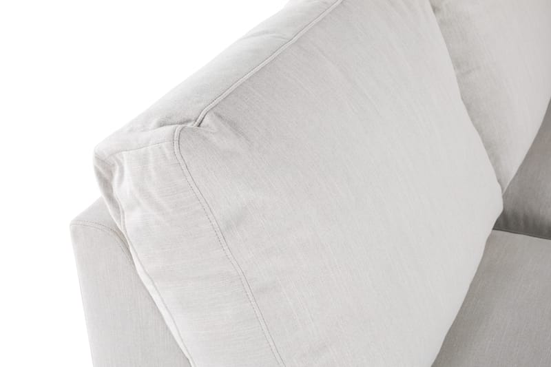 Ocean Lyx 4-seters Venstrevendt L-formet Sjeselongsofa i Stoff - Lys grå - Møbler - Sofaer - Sofa med sjeselong - 4 seters sofa med divan