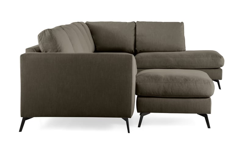 Ocean Lyx U-sofa med Sjeselong Høyre - Grön - Møbler - Sofaer - Sofa med sjeselong