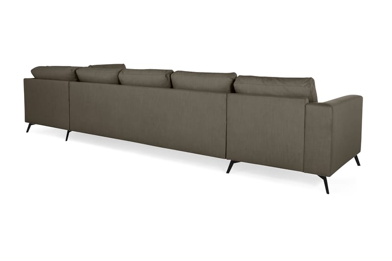 Ocean Lyx U-sofa med Sjeselong Høyre - Grön - Møbler - Sofaer - Sofa med sjeselong