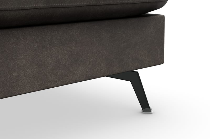 Ocean Lyx U-sofa med Sjeselong Høyre - Svart/Lær - Møbler - Sofaer - Sofa med sjeselong