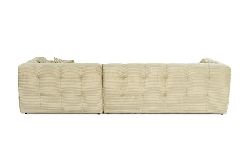 Octavian Sofa med Sjeselong 3-seter - Grønn - Møbler - Sofaer - Sofa med sjeselong