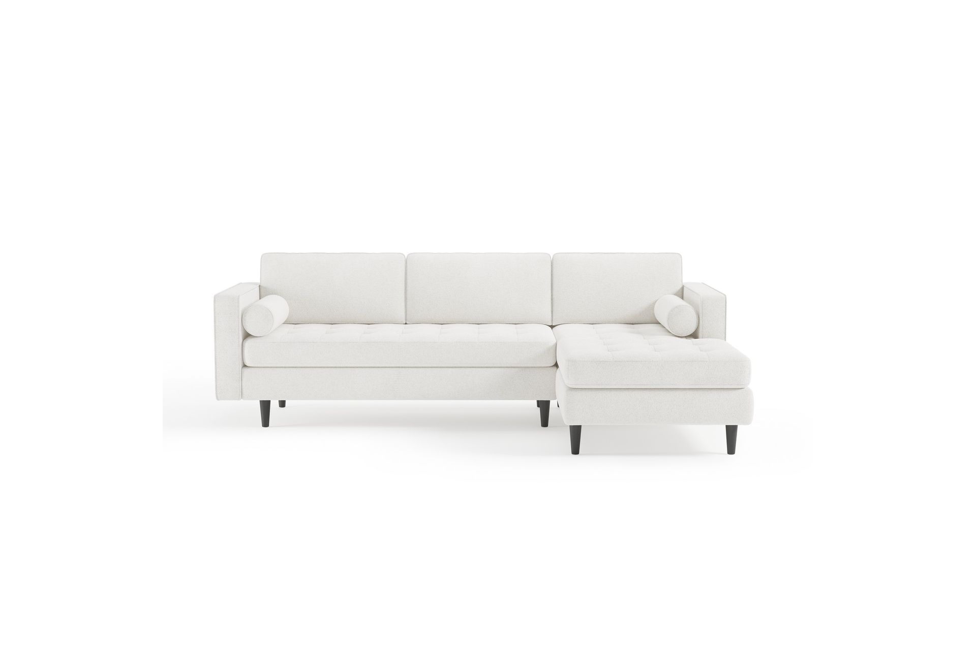 Olenne Sofa m. Divan 4-seters - Hvit - Møbler - Sofaer - Sofa med sjeselong