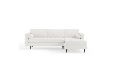 Olenne Sofa m. Divan 4-seters - Hvit - Møbler - Sofaer - Sofa med sjeselong