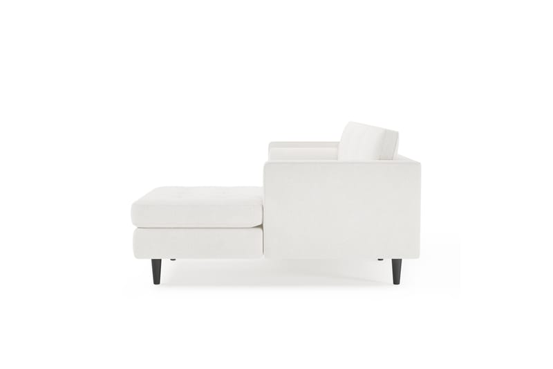 Olenne Sofa m. Divan 4-seters - Hvit - Møbler - Sofaer - Sofa med sjeselong