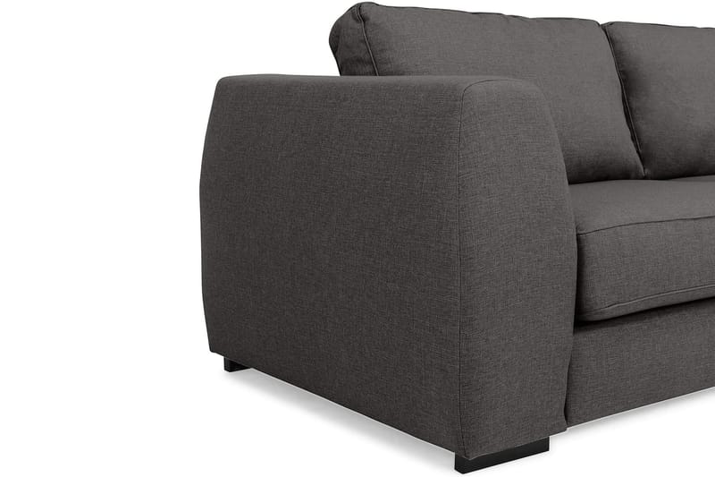 Optus 3-seters Sofa med Sjeselong Høyre - Mørkegrå - Møbler - Sofaer - Sofa med sjeselong