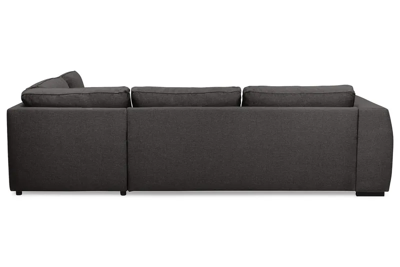 Optus 3-seters Sofa med Sjeselong Høyre - Mørkegrå - Møbler - Sofaer - Sofa med sjeselong - 3 seters sofa med divan