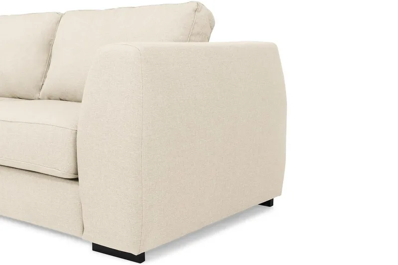 Optus 3-seters Sofa med Sjeselong Venstre - Beige - Møbler - Sofaer - Sofa med sjeselong - 3 seters sofa med divan