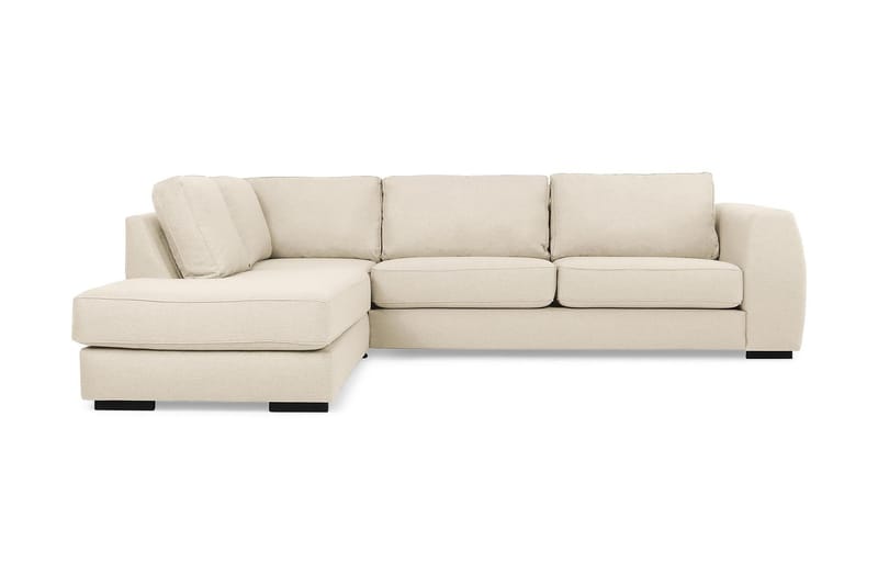 Optus 3-seters Sofa med Sjeselong Venstre - Beige - Sofa med sjeselong