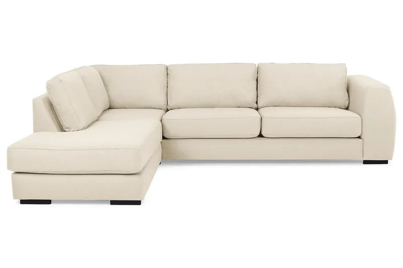 Optus 3-seters Sofa med Sjeselong Venstre - Beige - Møbler - Sofaer - Sofa med sjeselong - 3 seters sofa med divan
