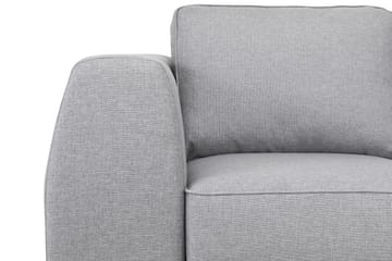 Optus 4-seters Høyrevendt L-formet Sjeselongsofa i Stoff - Lys grå - Møbler - Sofaer - Sofa med sjeselong