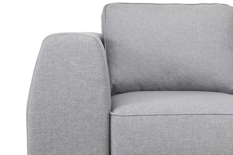 Optus 4-seters Høyrevendt L-formet Sjeselongsofa i Stoff - Lys grå - Møbler - Sofaer - Sofa med sjeselong
