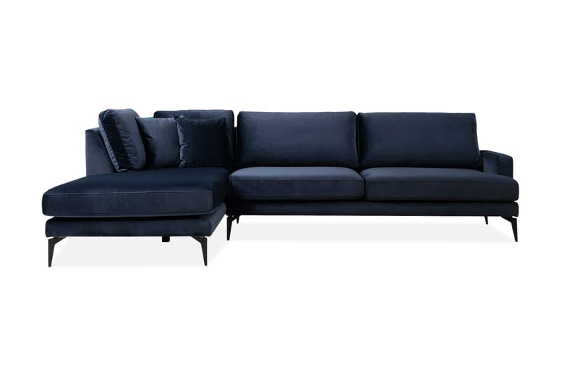 Ostberg Hjørnesofa med Divan Venstre - Blå - Møbler - Sofaer - Sofa med sjeselong