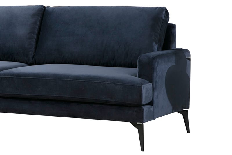Ostberg Hjørnesofa med Divan Venstre - Blå - Møbler - Sofaer - Sofa med sjeselong