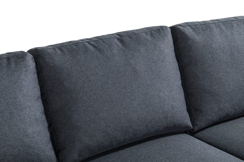 Peppe 3-seters Sofa med Divan Vendbar - Mørkegrå - Møbler - Sofaer - Sofa med sjeselong