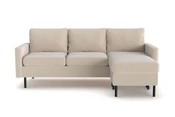 Peppe 3-seters Vendbar L-formet Divansofa i Manchester