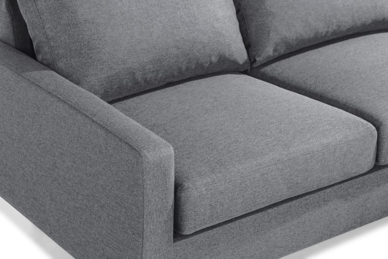 Peppe 3-seters Vendbar L-formet Divansofa i Stoff - Lys grå - Møbler - Sofaer - Sofa med sjeselong