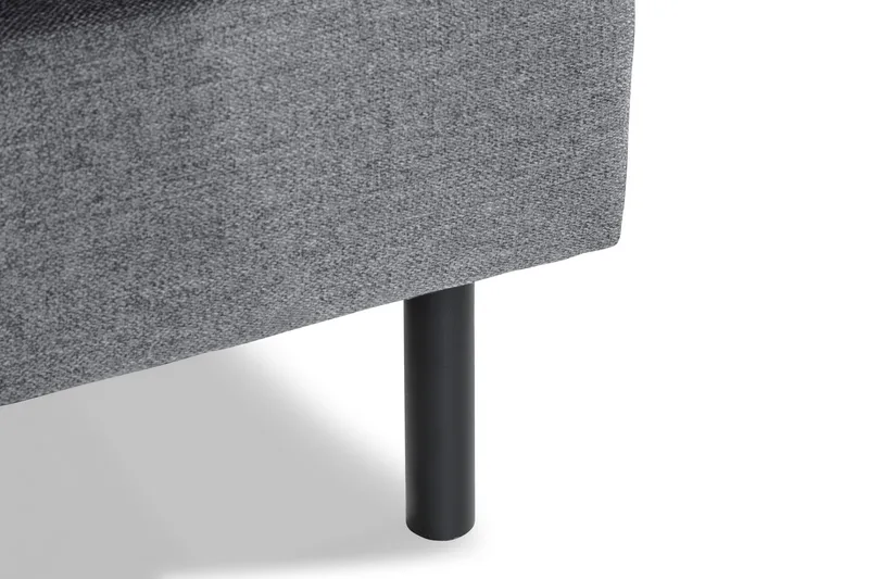 Peppe 3-seters Vendbar L-formet Divansofa i Stoff - Lys grå - Møbler - Sofaer - Sofa med sjeselong