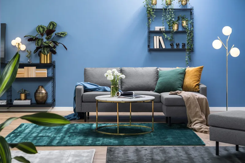 Peppe 3-seters Vendbar L-formet Divansofa i Stoff - Lys grå - Møbler - Sofaer - Sofa med sjeselong