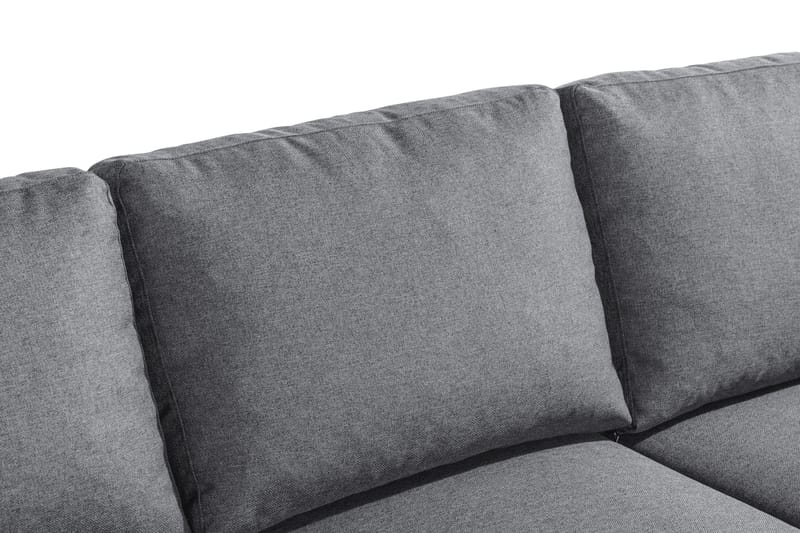 Peppe 3-seters Vendbar L-formet Divansofa i Stoff - Lys grå - Møbler - Sofaer - Sofa med sjeselong