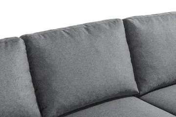 Peppe 3-seters Vendbar L-formet Divansofa i Stoff - Lys grå - Møbler - Sofaer - Sofa med sjeselong